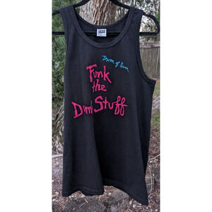 Vintage Power Of Tower Funk the Dumb Stuff Shirt Tank Top Size L